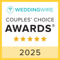 Weddingwire, 2024-2025 Couples Choice Award.